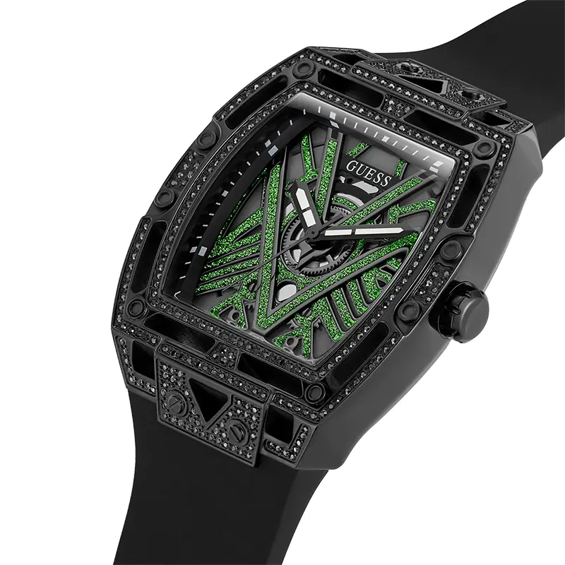 Guess Legend Translucent Dial Fashion Men’s Watch- GW0564G2